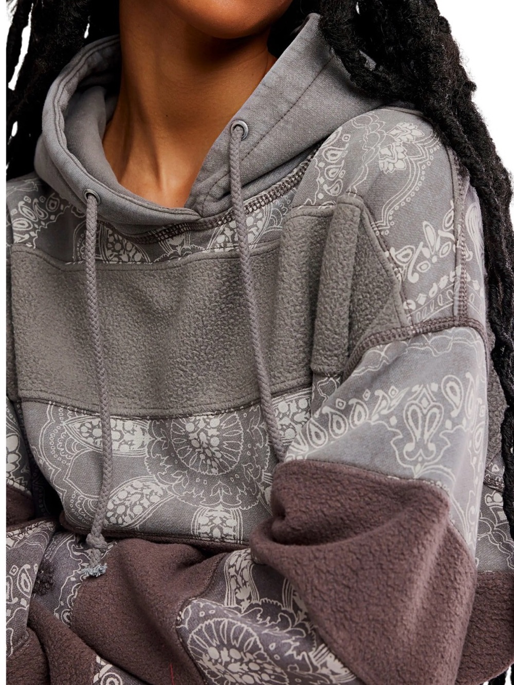 NWT Free People Movement Final Call Bandana Logo Hoodie - Picture 4 of 4